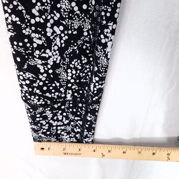 Lululemon Leggings Size 2 Yoga Pants 25" High Waist Polka Dots - Picture 12 of 13